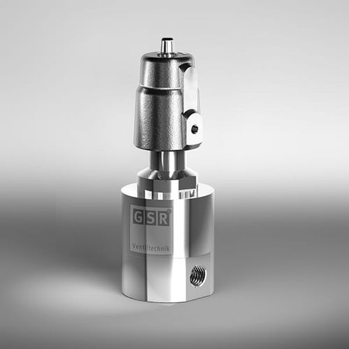 Valvola ad alta pressione - 2/529 PN - GSR Ventiltechnik GmbH & Co. KG - a pistone / a comando pneumatico / per gas