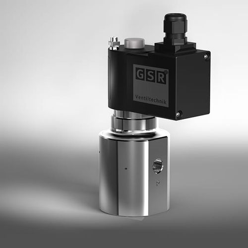 Elettrovalvola a 2 vie - 3/122 - GSR Ventiltechnik GmbH & Co. KG - filettata / in acciaio inossidabile / ad alta pressione