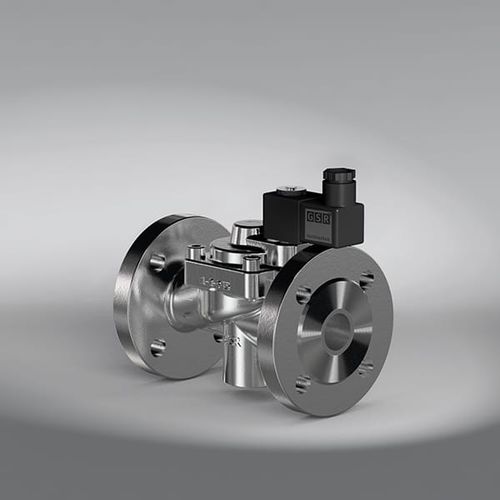 Elettrovalvola per alte temperature - 54TH - GSR Ventiltechnik GmbH & Co. KG - a comando assistito / a 2 vie / NC