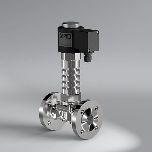 Elettrovalvola per alte temperature - 37DT - GSR Ventiltechnik GmbH & Co. KG - a comando assistito / a 2 vie / NC
