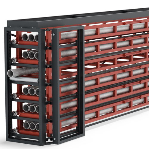 Scaffalatura per magazzino di stoccaggio - KSR - Karl H. Bartels GmbH - con cassetti / per prodotti ingombranti / con tetto