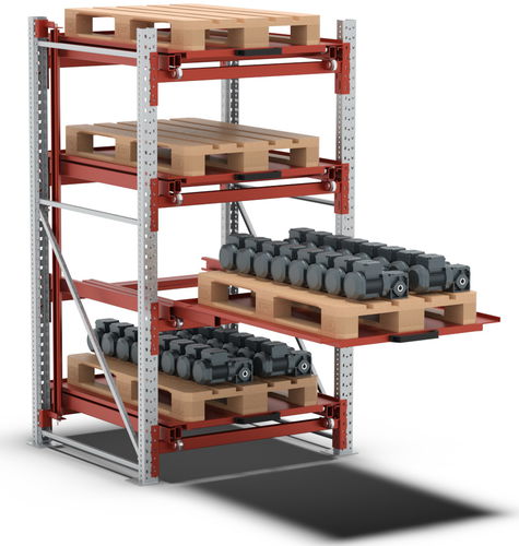 Scaffalatura da officina - SR flex - Karl H. Bartels GmbH - con cassetti / su misura / per carichi pesanti