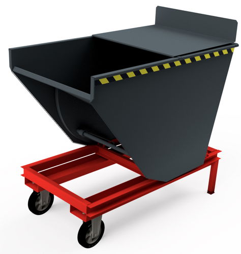 Benna ribaltabile per prodotti sfusi - SK series - Karl H. Bartels GmbH - con ruote / aperta / di grande capacità