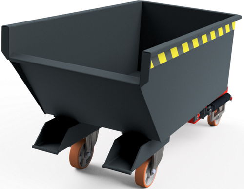 Contenitore per prodotti sfusi - KKB series - Karl H. Bartels GmbH - in metallo / 4 ruote / basculante