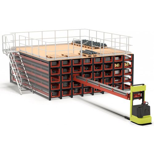 Scaffalatura a nido d'ape - WR - Karl H. Bartels GmbH - a cassetta / modulare / compatta
