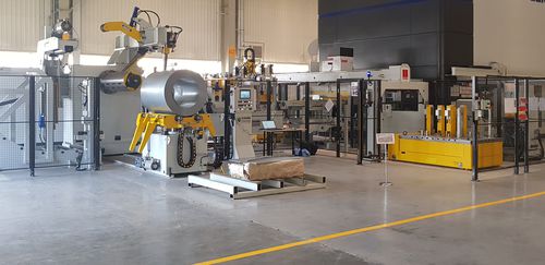 Linea di alimentazione nastro compatta - CISAM IMPIANTI s.r.l. Press Feeding Equipment