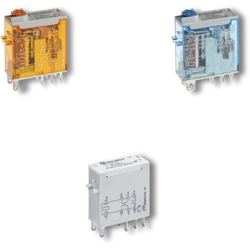 Relè elettromeccanico per applicazioni ferroviarie - 46 series - FINDER S.p.A. con unico socio - 12 VDC / 24 VDC / 48 V DC