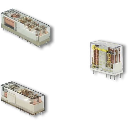 Relè elettromeccanico con contatti guidati - 50 series - FINDER S.p.A. con unico socio - AC / 2NA/NC / PCB