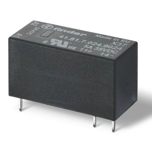Relè elettromeccanico 24 VDC - 4181 series - FINDER S.p.A. con unico socio - 240 V AC / a basso profilo / su guida DIN