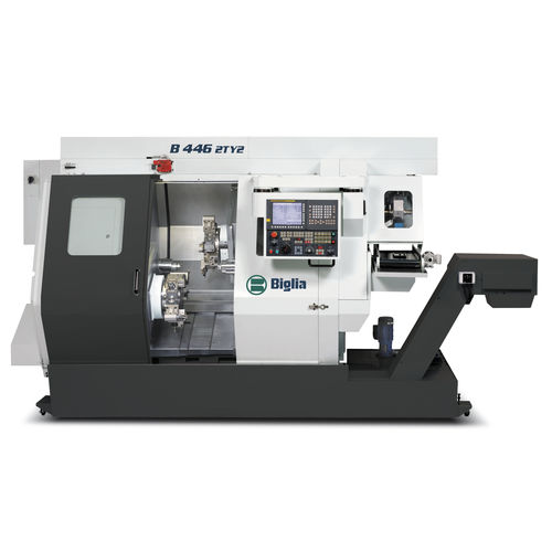 Centro di tornitura CNC - T2 series - Biglia - multiasse / 24 utensili / a doppia torre