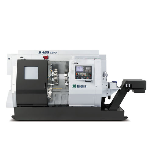 Tornio CNC - T3 series  - Biglia - orizzontale / multiasse / a due mandrini
