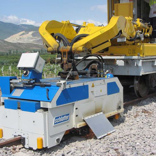 Macchina saldatrice di testa - AMS60 - Schlatter - automatica / indipendente / per veicolo ferroviario
