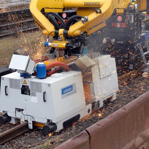 Macchina saldatrice di testa - AMS200 - Schlatter - per veicolo ferroviario