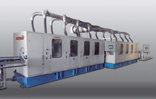 Macchina lucidatrice per metalli - E4-200/8UT(4T+4B) - AUTOPULIT - di tubi / automatica / a 2 teste