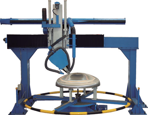 Macchina smerigliatrice-lucidatrice a tavola rotante - MR/1UT-CNC BRIDGE - AUTOPULIT