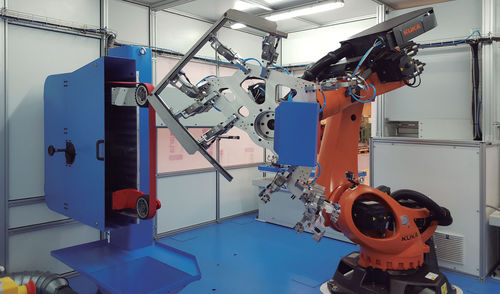 Cella robotizzata di carico - CR-120/UL - AUTOPULIT - di scarico / di rettifica