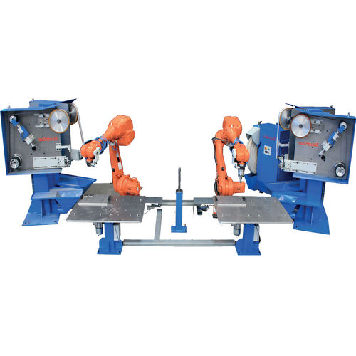 Cella robotizzata di rettifica - CR-60/2UL+2UL+PDG - AUTOPULIT - lucidatrice