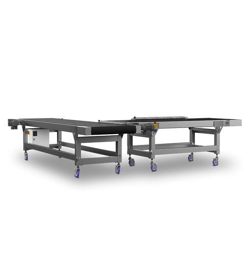 Sistema di trasporto per lamine di metallo - CSR - Q-Fin Quality Finishing Machines - per macchine / automatizzato / a pavimento
