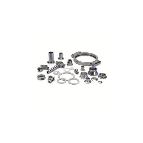 Raccordo idraulico - Tri-Clover®  - Alfa Laval - da saldare / a gomito / in acciaio inossidabile