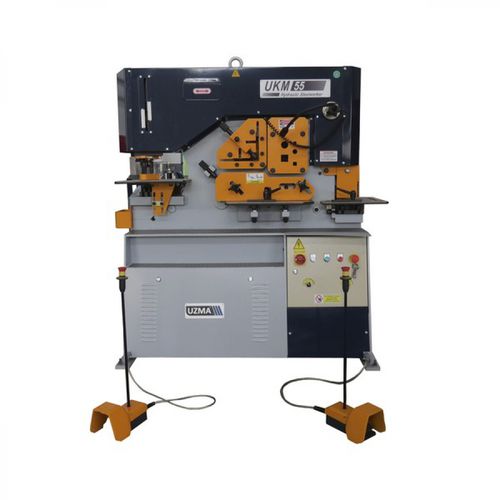 Punzonatrice-cesoia manuale - UKM series - UZMA Makina San.Tic.Ltd.Sti. - idraulica / per barre / per lamiere