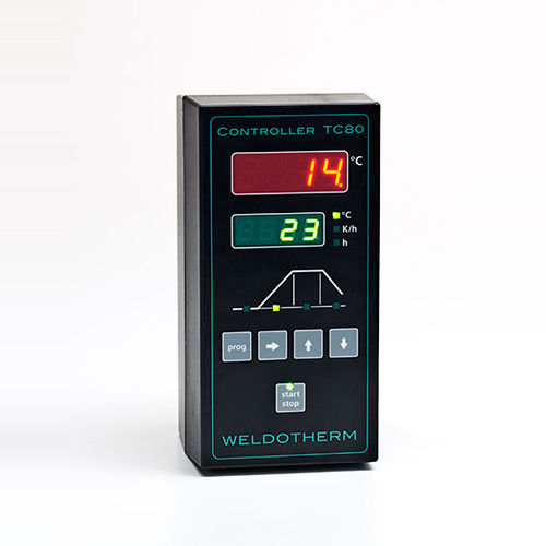 Controllore di temperatura con doppio display a LED - TC 80 - Weldotherm GmbH - PID / programmabile / di riscaldamento