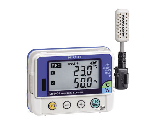 Registratore di dati di temperatura - LR5001 - HIOKI E.E. CORPORATION - di umidità relativa / RS-232C / con display