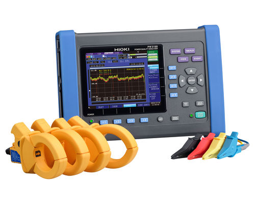 Analizzatore per rete elettrica - 600.V rms, 500 mA - 5 kA AC | PW3198 PQA - HIOKI E.E. CORPORATION - di qualità di energia / benchtop