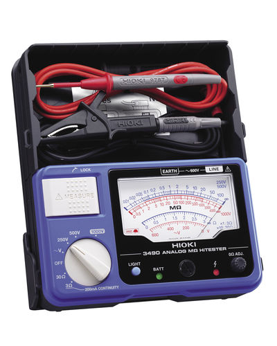 Tester di isolamento - 250/ 500/ 1000 V, 100 - 4000 MΩ | 3490 - HIOKI E.E. CORPORATION - di continuità