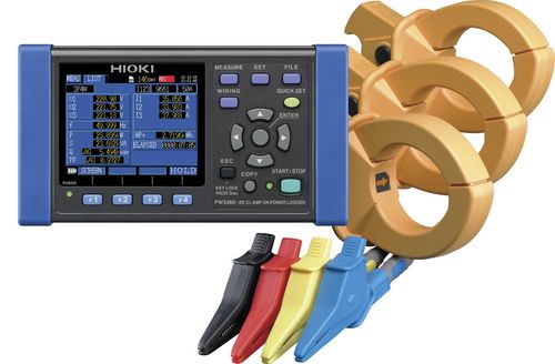 Registratore di dati di tensione - 600 VAC, 1P2W - 3P4W | PW3360-21 - HIOKI E.E. CORPORATION - di corrente / ethernet / con display
