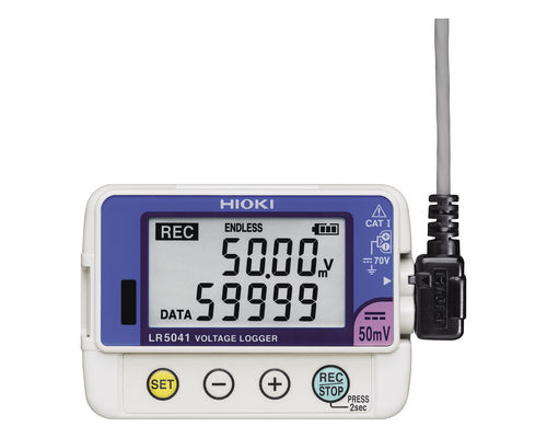 Registratore di dati di tensione - -50.00mV - 50.00mV | LR5041 - HIOKI E.E. CORPORATION - senza fili / con display / compatto