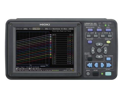 Registratore di dati di temperatura - 105 channels | LR8410-20  - HIOKI E.E. CORPORATION - bluetooth / con display / compatto