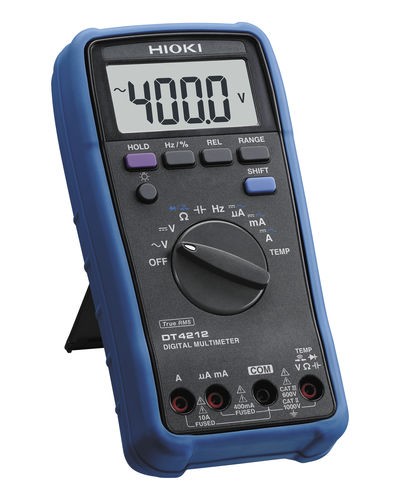 Multimetro digitale - 400.0 mV to 1000 V AC/DC | DT4212 - HIOKI E.E. CORPORATION - portatile / industriale