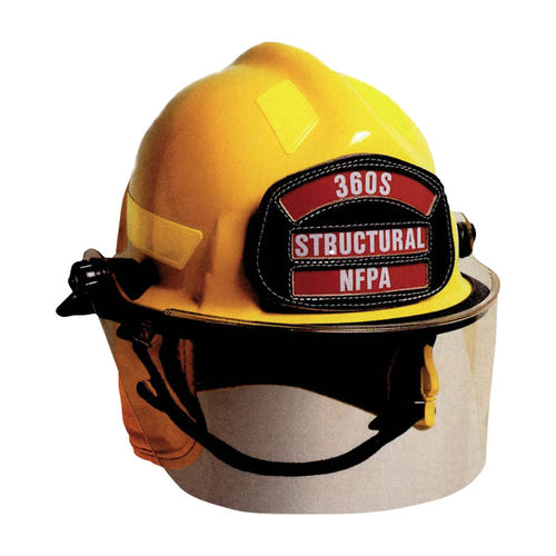 Casco da pompiere - FIRE-SAFE® - A.J. Charnaud & Co. (Pty) Ltd. - antiurto / in plastica / giallo