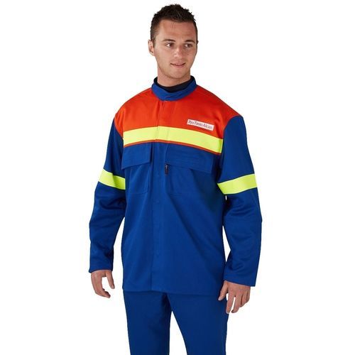 Camicia da lavoro - ALU-SAFE DP® - A.J. Charnaud & Co. (Pty) Ltd. - in cotone / in Velcro® / per metallurgia