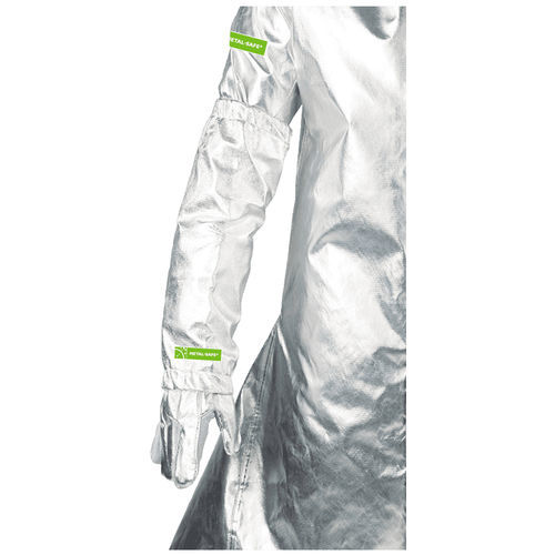 Soprammanica da lavoro - METAL-SAFE® - A.J. Charnaud & Co. (Pty) Ltd. - resistente al calore / per metallurgia / argentato