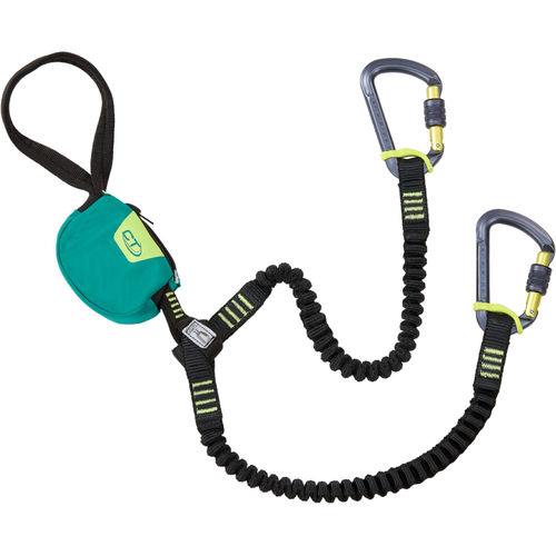 Cordino con assorbitore di energia con cinghia - CLASSIC-K SLIDER - Climbing Technology - con assorbitore di chock / doppio