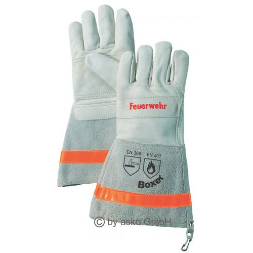 Guanti da lavoro - 548417-0 - askö GmbH Innovative Schützausrüstung - di protezione meccanica / in pelle bovina / per pompiere