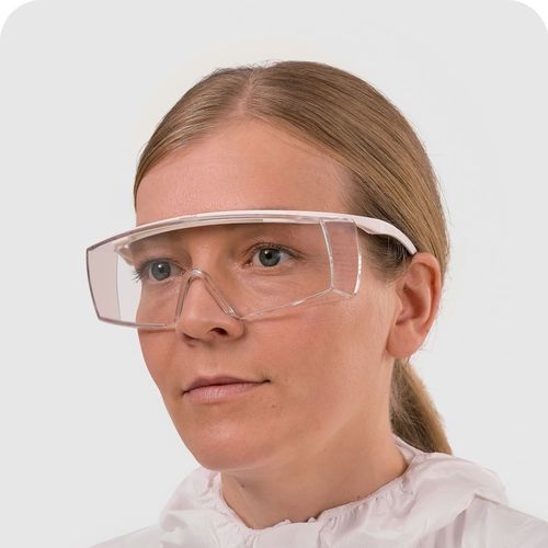 Occhiali di protezione a maschera UV - super f OTG CR - Berner International GmbH - di rischi chimici / antiappanante / con lenti graduate