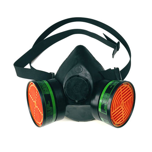 Maschera di protezione semimaschera - Polimask 100/2 series - D.P.I. s.r.l. - a cartuccia / bifiltro / respiratoria anti particelle