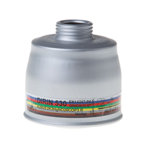 Filtro ad aria - DIRIN 530 series - D.P.I. s.r.l. - a cartuccia / per maschera respiratoria / filettato
