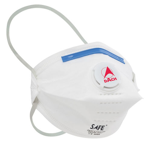 Maschera di protezione monouso - 243FV - DACH Schutzbekleidung GmbH & Co. KG - FFP3 / respiratoria anti particelle
