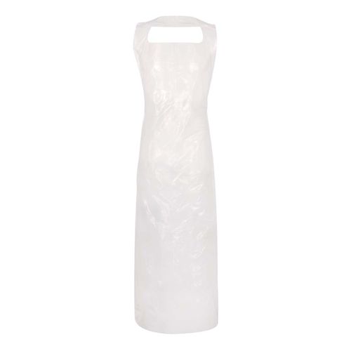 Grembiule da lavoro - 613W - DACH Schutzbekleidung GmbH & Co. KG - in polietilene / unisex / bianco