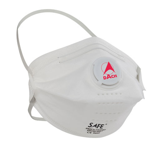 Maschera di protezione monouso - 242FV - DACH Schutzbekleidung GmbH & Co. KG - FFP2 / con valvola / respiratoria anti particelle