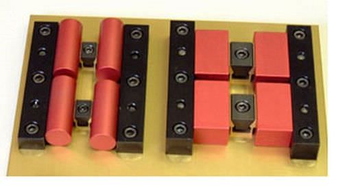 Piastra di staffaggio in alluminio - Uniforce® - Mitee Bite - in acciaio / arrotondata / piatta