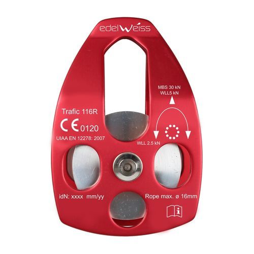 Puleggia a rulli - TRAFIC 116R - Edelweiss S.A. - in lega / mobile / con cuscinetto a sfere