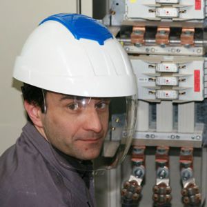 Casco da elettricista - E-MAN 4000 - ENHA GmbH - EN 397 / con visiera