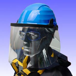Casco da elettricista - E4/E6 + 4201E Class 1/2 - ENHA GmbH - EN 397 / con visiera