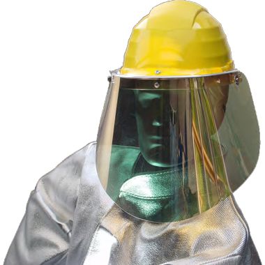 Casco da pompiere - T6 - ENHA GmbH - EN 397 / giallo / con visiera