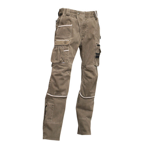 Pantaloni da lavoro - 176200 ARDOISE - Ets LEBEURRE SAS - in cotone / unisex / con cerniera lampo
