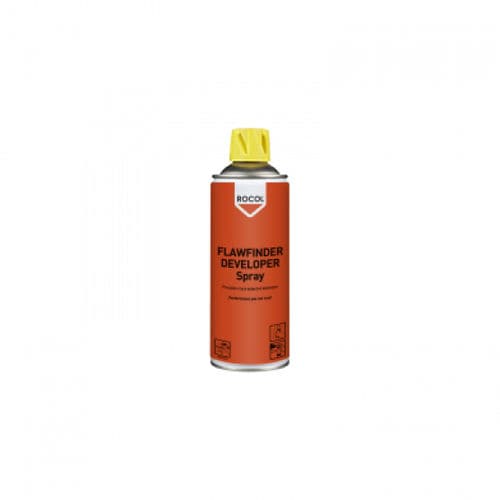Spray di pulizia - FLAWFINDER  - ROCOL - di rilevamento di fessure / per acciaio inossidabile / per plastica